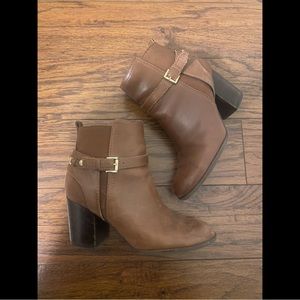 Tommy Hilfiger Brown Booties